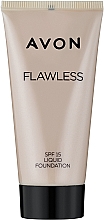 Podkład do twarzy SPF 15 - Avon Flawless Liquid Foundation SPF15 — Zdjęcie N2
