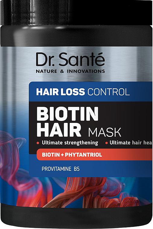 Biotynowa maska ​​do włosów - Dr.Sante Biotin Hair Loss Control — Zdjęcie N3