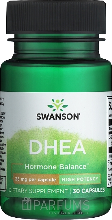 Suplement diety Dehydroepiandrosteron, 25 mg - Puritan's Pride DHEA — Zdjęcie N1