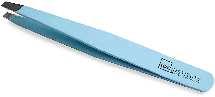 Pęseta do brwi, niebieska - IDC Institute Precision Professional Tweezer — Zdjęcie N1