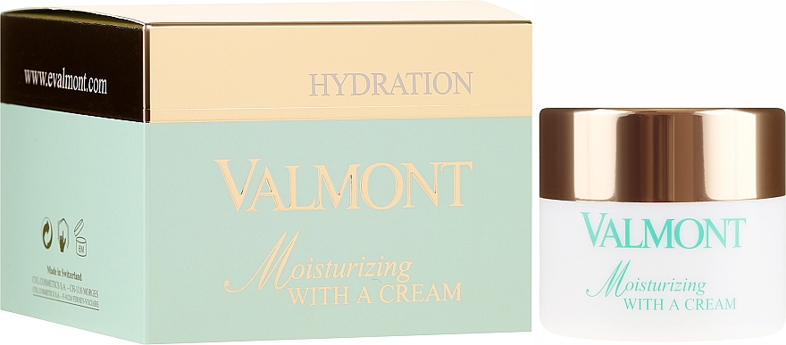 Nawilżający krem do twarzy - Valmont Moisturizing With A Cream