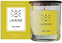 Kup Świeca zapachowa - Ambientair Lacrosse Dark Amber Candle