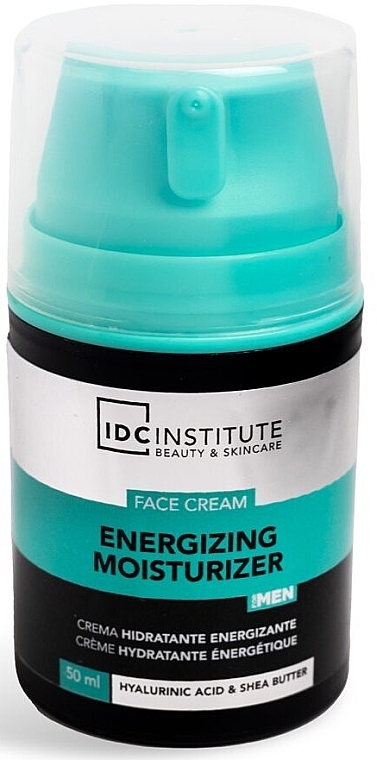 Krem dla mężczyzn z kwasem hialuronowym i masłem shea - IDC Institute Energizing & Moisturizer Men Face Cream — Zdjęcie N1