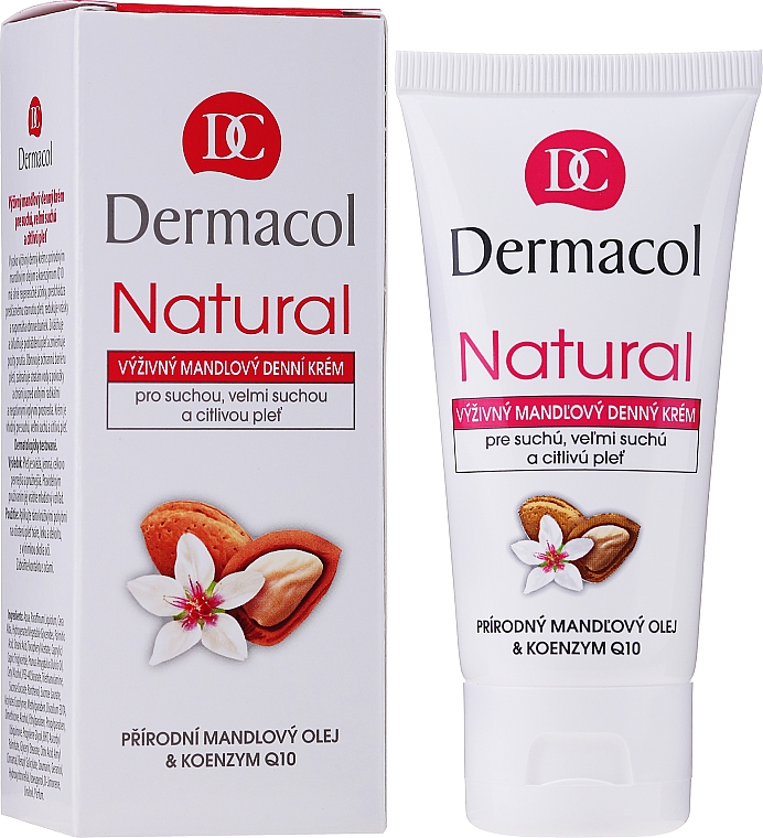 Krem na dzień do twarzy - Dermacol Natural Almond Day Cream Tube — Zdjęcie N2