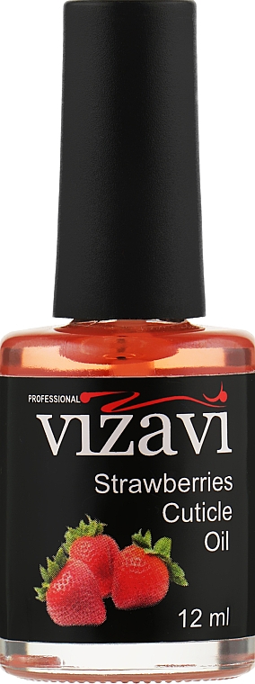 Olejek do skórek Truskawka - Vizavi Professional Cuticle Oil — Zdjęcie N1