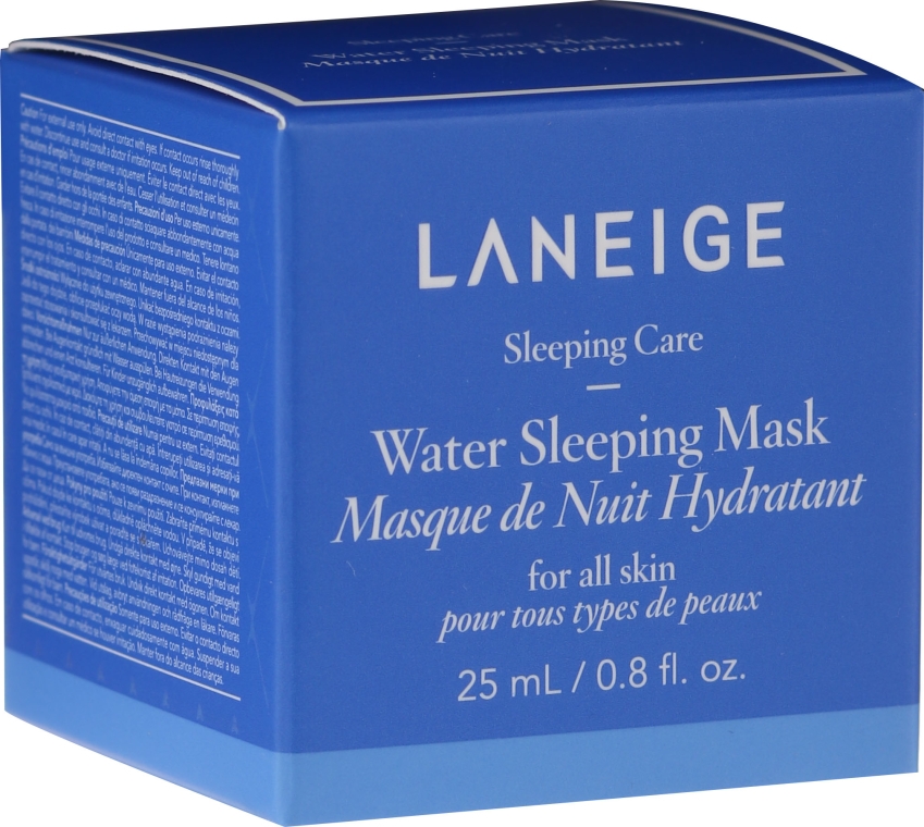 Wodna maska żelowa do twarzy na noc do wszystkich rodzajów skóry - Laneige Sleeping Care Water Sleeping Mask — Zdjęcie N5