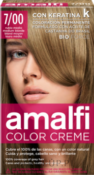 PRZECENA! Kremowa farba do włosów - Amalfi Color Creme Hair Dye * — Zdjęcie 7/00 - Medium Blonde