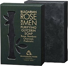 Kup Oczyszczające mydło glicerynowe dla mężczyzn - Bulgarian Rose For Men Purifying Glycerin Soap