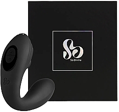 Kup Stymulator punktu G, czarny - So Divine Pearl Vibe 2 In 1 G-Spot & Suction Stimulator