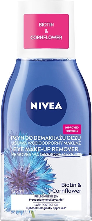 Dwufazowy płyn do demakijażu oczu - NIVEA Visage Double Effect Eye Make-Up Remover — Zdjęcie N1