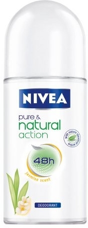 Dezodorant w kulce Jaśmin - NIVEA Pure & Natural Jasmine Deodorant Roll-On — Zdjęcie N3