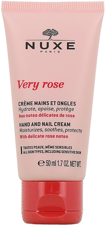 Krem do rąk i paznokci - Nuxe Very Rose Hand And Nail Cream — Zdjęcie N1