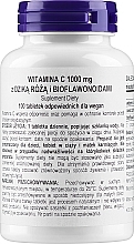 Witamina C-1000 + dzika róża + bioflawonoidy - Now Foods c-1000 With Rose Hips & Bioflavonoids  — Zdjęcie N2