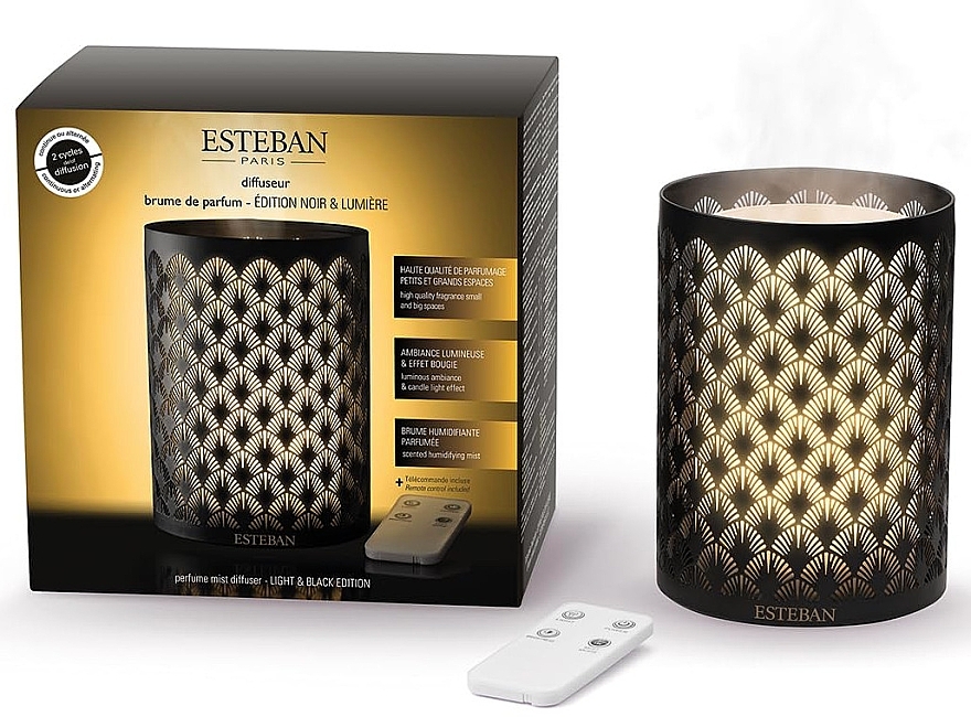 Dyfuzor - Esteban Perfume Mist Diffuser Light & Black Edition — Zdjęcie N1