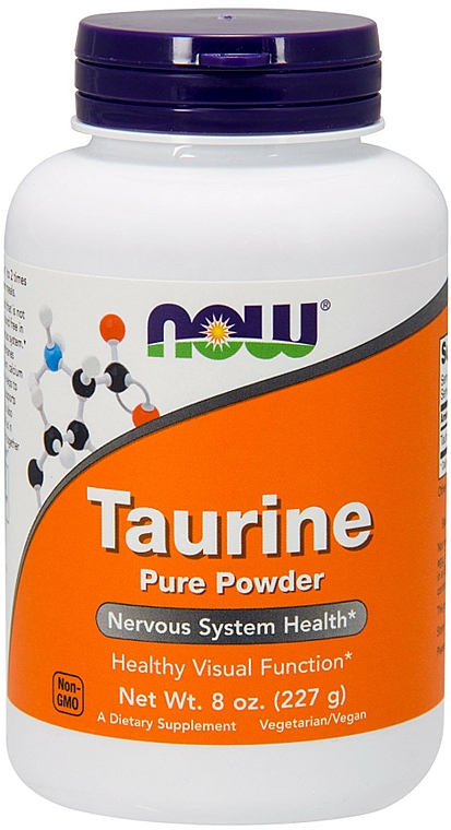 Aminokwas Tauryna w proszku - Now Foods Taurine Pure Powder — Zdjęcie N1