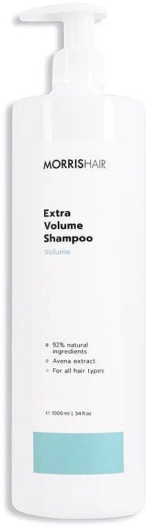 Szampon zwiększający objętość - Morris Hair Extra Volume Shampoo — Zdjęcie N2