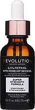 Serum do twarzy z retinolem i olejem z dzikiej róży - Revolution Skincare Retinol Serum 0,5% With Rosehip Seed Oil — Zdjęcie N3