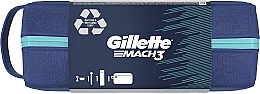 Zestaw - Gillette Mach3 (razor/1pc + foam/200ml + bag/1pc) — Zdjęcie N3