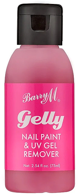 Zmywacz lakieru hybrydowego - Barry M Gelly Nail Paint & UV Gel Remover — Zdjęcie N1