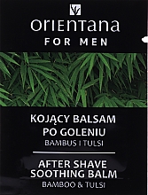 Kojący balsam po goleniu Bambus i tulsi - Orientana After Shave Soothing Balm (próbka) — Zdjęcie N1