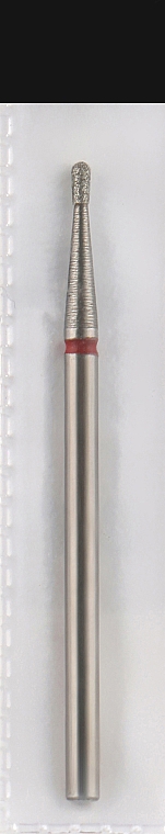 Frez diamentowy, cylinder, 3,0 mm L-1,4 mm, czerwony - Head The Beauty Tools — Zdjęcie N1