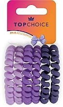 Gumka do włosów, 20032, 6 sztuk - Top Choice Hair Accessories — Zdjęcie N1