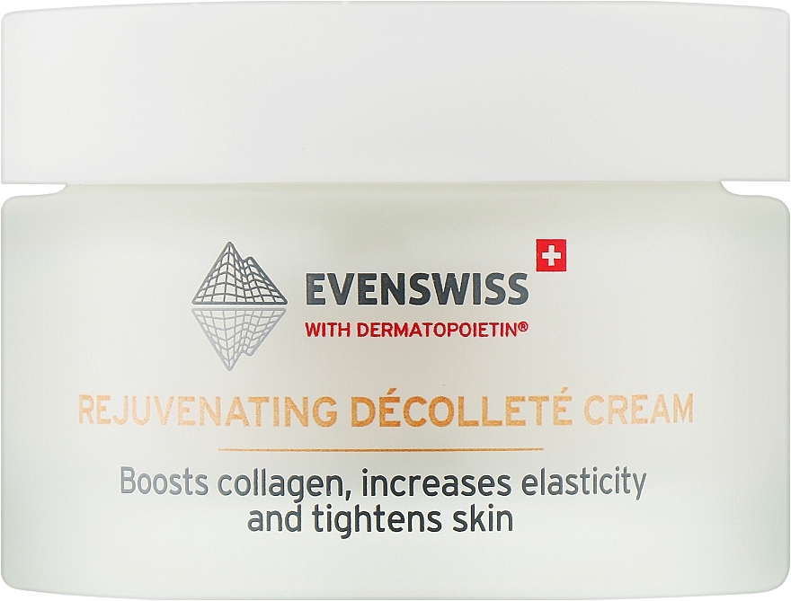 Odmładzający krem na dekolt - Evenswiss Rejuvenating Decollete Cream — Zdjęcie N1