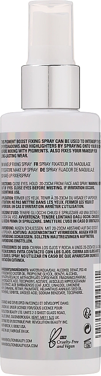 Spray wzmacniający pigment - Makeup Obsession Pigment Boost Fix Setting Spray — Zdjęcie N2