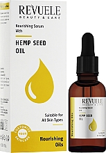 Serum do twarzy z olejkiem konopnym - Revuele Nourishing Oils Hemp Seed Oil — Zdjęcie N2