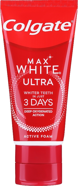 PRZECENA! Wybielająca pasta do zębów - Colgate Max White Ultra Active Foam * — Zdjęcie N1