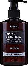 Intensywnie nawilżający szampon proteinowy do włosów Angielska róża - Kundal Honey & Macadamia Shampoo — Zdjęcie N4