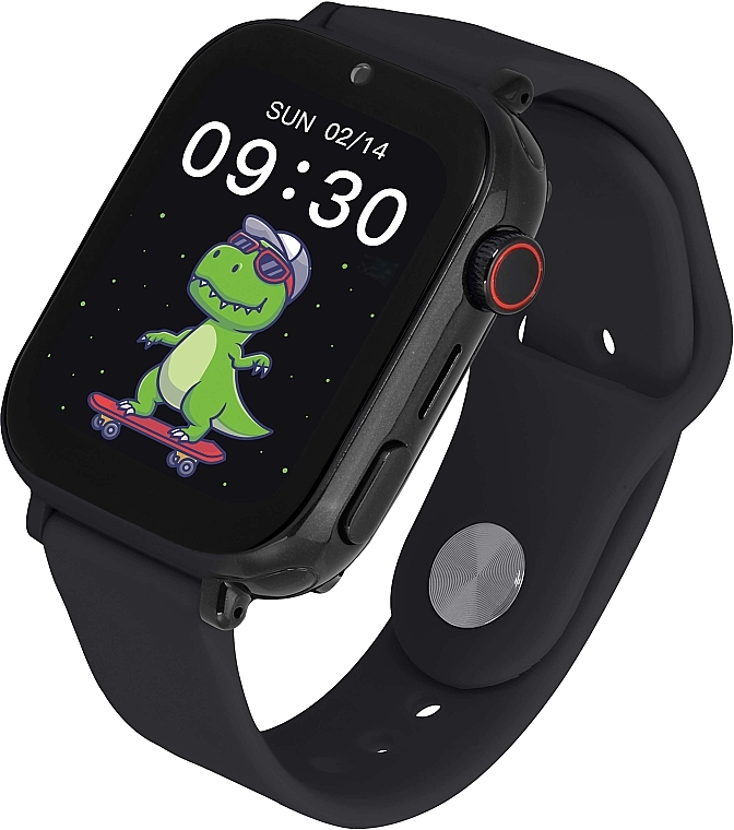 Smartwatch dla dzieci, czarny - Garett Smartwatch Kids N!ce Pro 4G — Zdjęcie N2