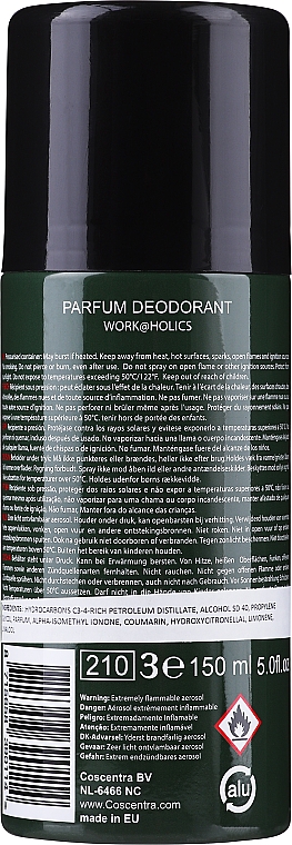 Linn Young Work Holics Base - Perfumowany dezodorant w sprayu do ciała — Zdjęcie N2