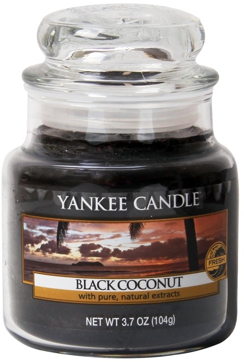 Świeca zapachowa w słoiku - Yankee Candle Black Coconut — Zdjęcie N2