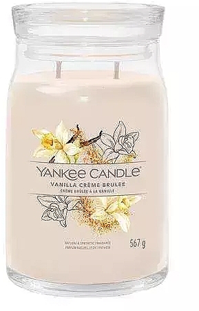 Świeca zapachowa w słoiczku Vanilla Creme Brulee, 2 knoty - Yankee Candle Singnature  — Zdjęcie N2