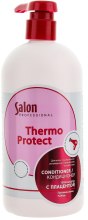 Odżywka z placentą do zniszczonych włosów - Salon Professional Thermo Protect — Zdjęcie N1