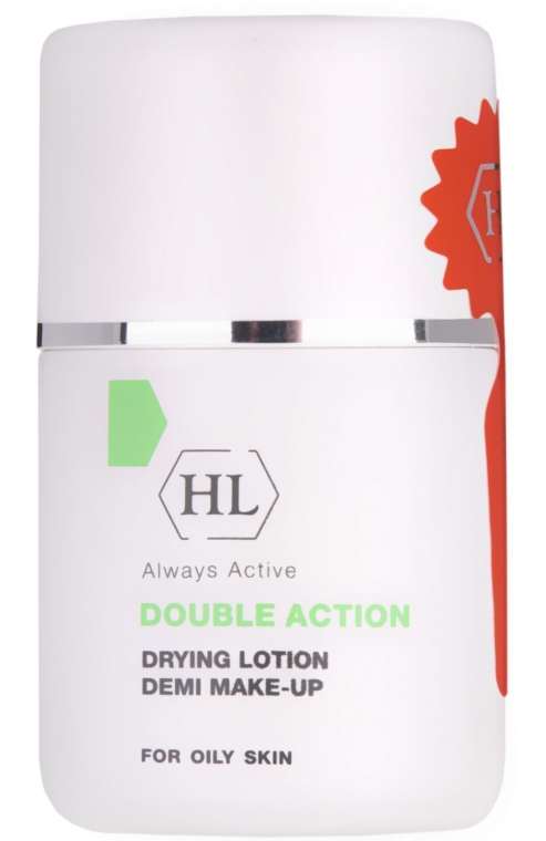 Podsuszający lotion tonujący - Holy Land Cosmetics Double Action Drying Lotion Demi Make-Up