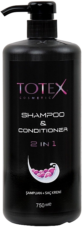 PRZECENA! Szampon-odżywka do włosów - Totex Cosmetic Shampoo & Conditioner 2 in 1 * — Zdjęcie N1
