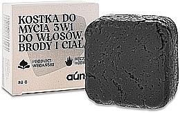 PRZECENA! Kostka do mycia 3 w 1 do włosów, brody i ciała - Auna Washing Bar For Beard And Body Hair * — Zdjęcie N1