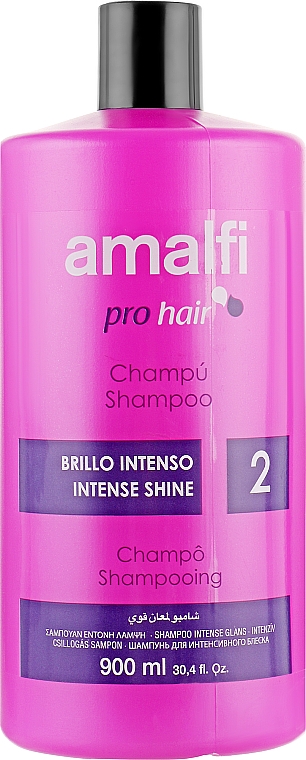 Profesjonalny szampon z proteinami jedwabiu, Połysk i Rozjaśnianie - Amalfi Shampoo — Zdjęcie N1