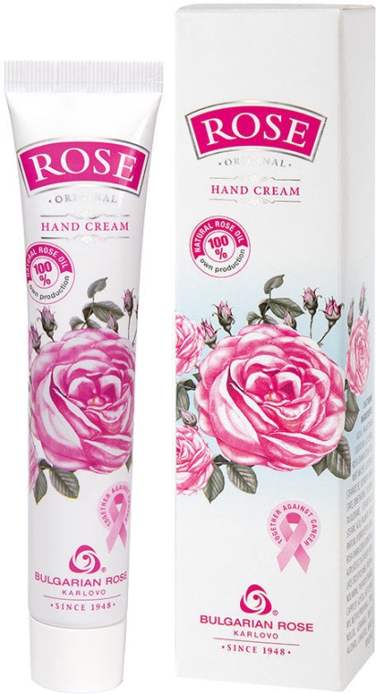 Krem do rąk z olejkiem różanym i witaminą F - Bulgarian Rose Hand Cream — Zdjęcie N1