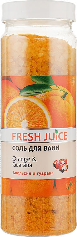 Sól do kąpieli - Fresh Juice Orange and Guarana — Zdjęcie N1