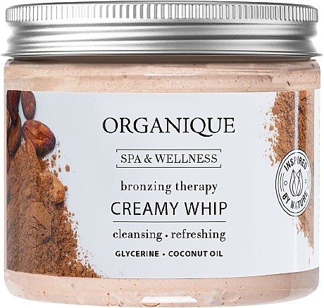 Brązująca pianka do mycia ciała - Organique Cleansing Creamy Whip Bronzing Therapy — Zdjęcie N1