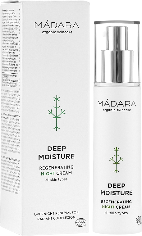 Regenerujący krem do twarzy na noc - Madara Cosmetics EcoFace — Zdjęcie N1