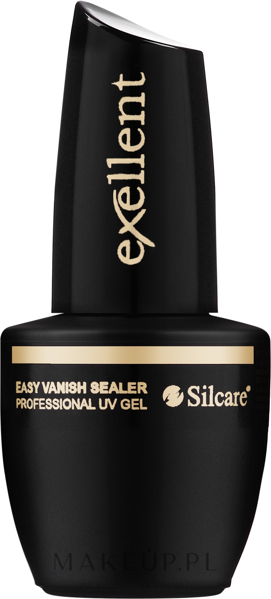 Top coat do lakierów żelowych - Silcare Silcare Exellent Easy Vanish Sealer — Zdjęcie 15 g