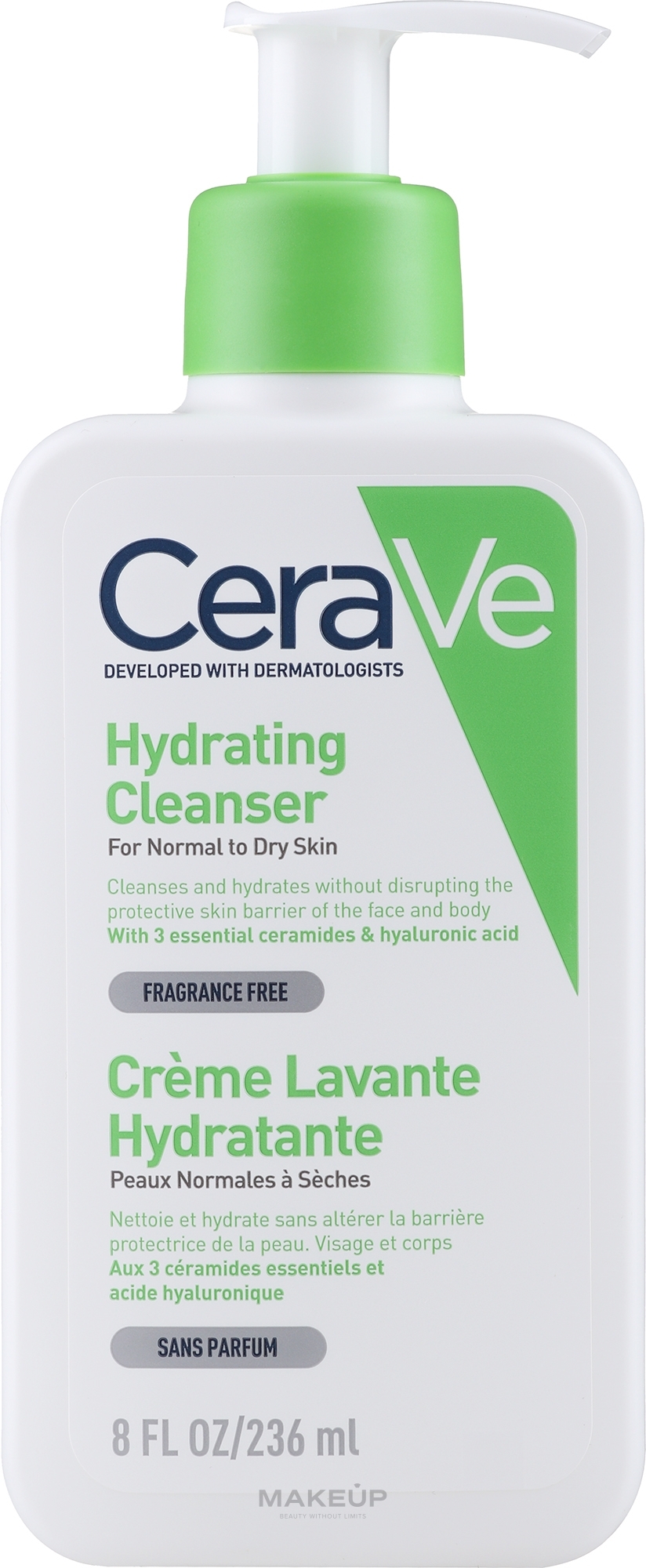 Nawilżająca emulsja do mycia - CeraVe Hydrating Cleanser — Zdjęcie 236 ml