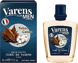 Ulric de Varens Varens For Men Tabac Coton - Woda toaletowa — Zdjęcie N1
