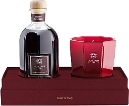 Zestaw - Dr. Vranjes Rosso Nobile Candle Gift Box (diffuser/250ml + candle/200g) — Zdjęcie N1