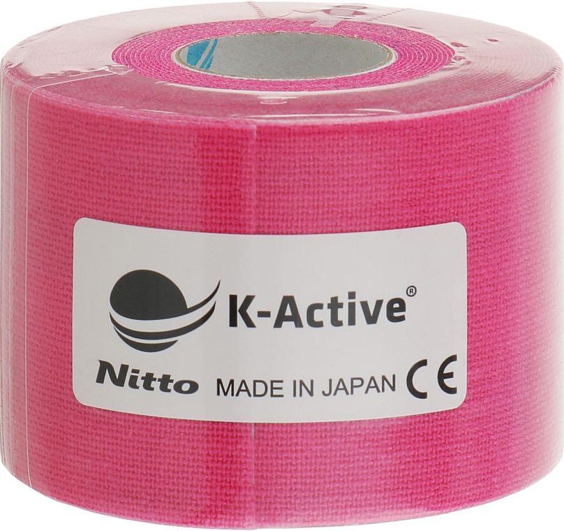 Taśma kinezjologiczna, różowa - K-Active Tape Classic — Zdjęcie N1