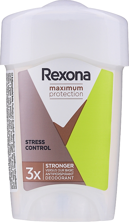 Silny antyperspirant w sztyfcie Kontrola stresu - Rexona Maximum Protection Stress Control Anti-Perspirant — Zdjęcie N2